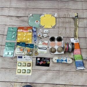 Lot of Jewelry Making Crafting Supplies